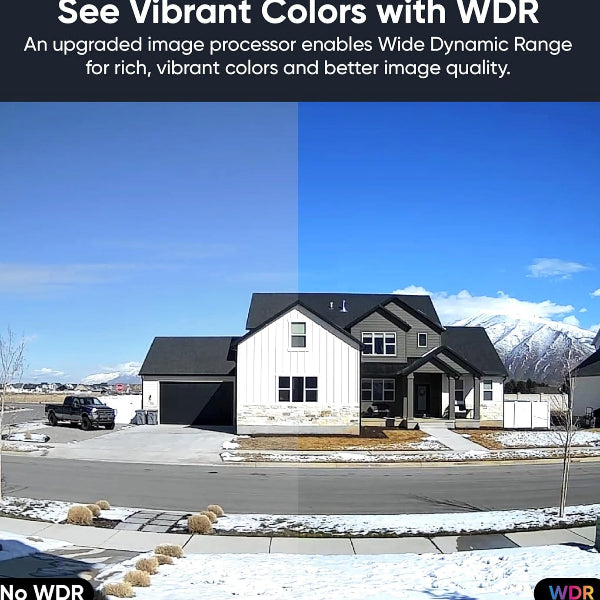 WYZE Cam v4 (Latest Model), 2.5K AI Security Camera, Indoor/Outdoor Cameras for Home Security, Baby Monitor & Pet Camera, Vibrant Color Night Vision, No Subscription Required