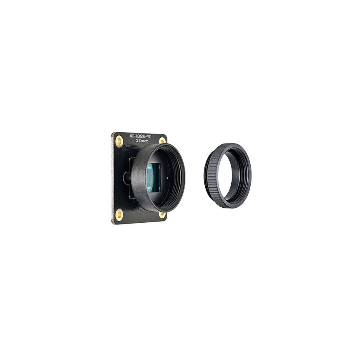 IMX296 global-shutter camera module in body-only configuration