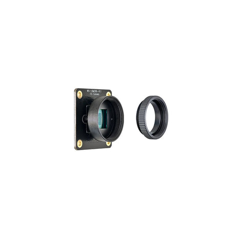 IMX296 camera module without lens, shown with a separate threaded adapter ring