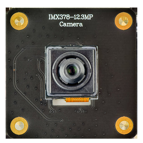 Front view of IMX378 camera board with small lens