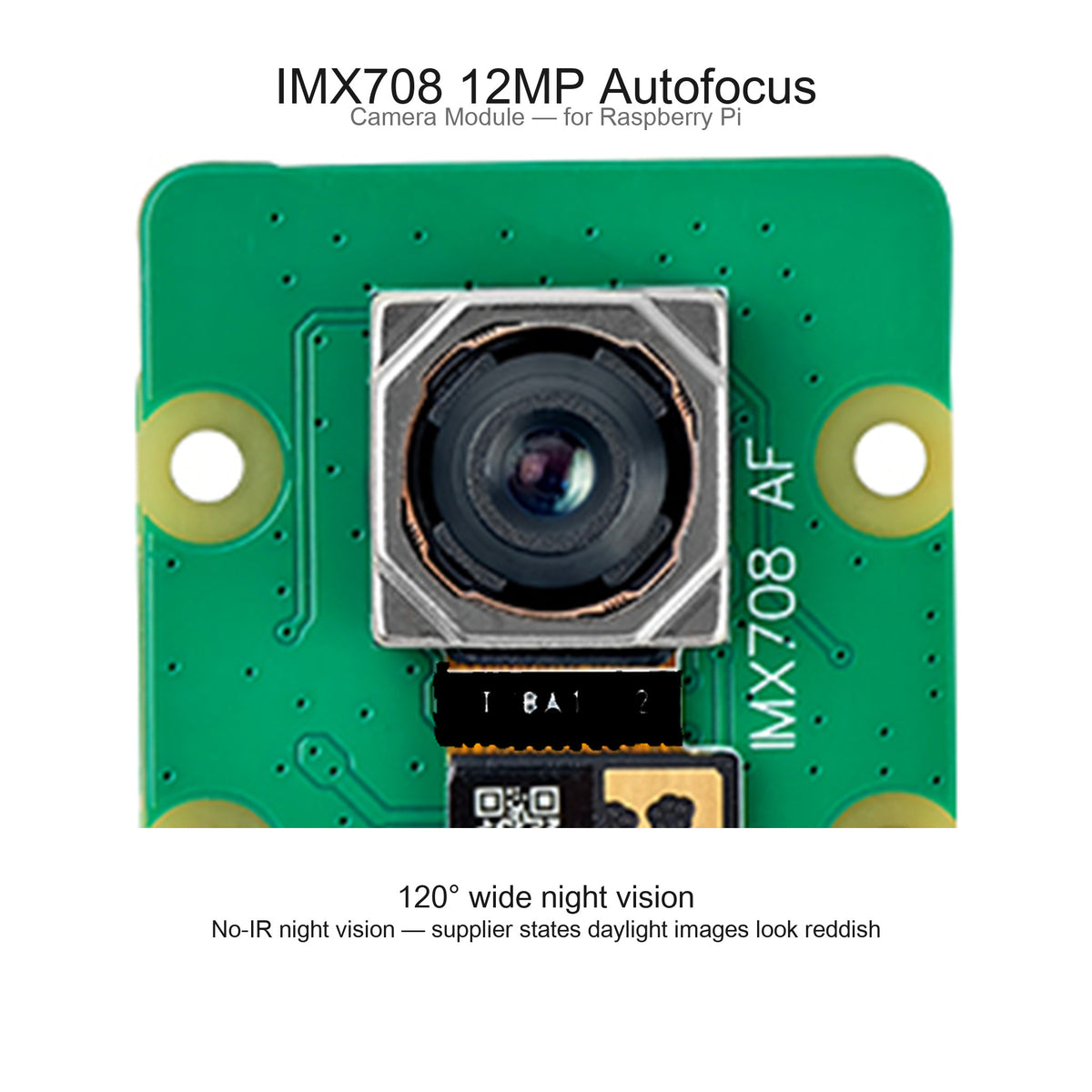 Módulo de cámara CSI IMX708 12MP – Enfoque automático