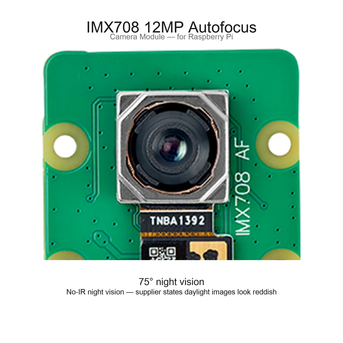 Módulo de cámara CSI IMX708 12MP – Enfoque automático